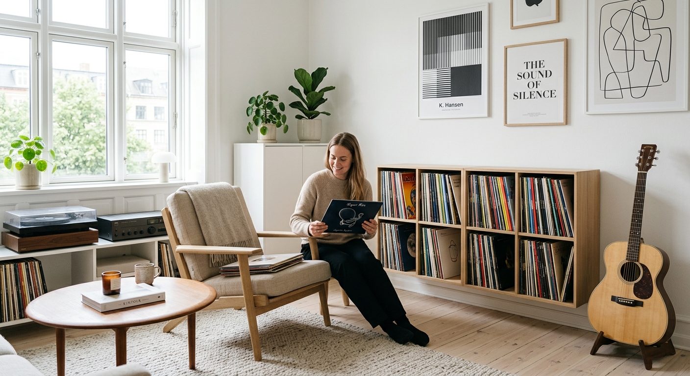 Skandinavisk design møder musikkultur - en stilguide